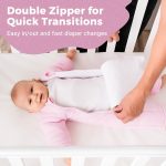 Baby Merlin's Magic Sleepsuit - 100% Cotton Baby Transition Swaddle - Baby Sleep Suit - Yellow - 3-6 Months - Image 5